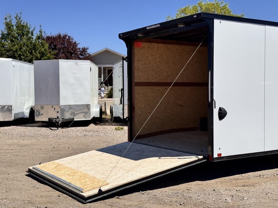 New 2026 Cross Trailers 8-24-1.5V Enclosed W/ Black Out package 10K GVWR