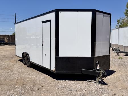 New 2026 Cross Trailers 8-24-1.5V Enclosed W/ Black Out package 10K GVWR