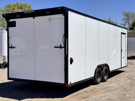 New 2026 Cross Trailers 8-24-1.5V Enclosed W/ Black Out package 10K GVWR