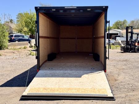 New 2026 Cross Trailers 8-24-1.5V Enclosed W/ Black Out package 10K GVWR