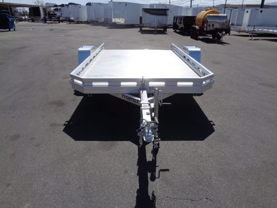New 2027 Aluma * 7712H-Tilt-S * 12Ft Single Axle 3k Tilt Utility Trailer
