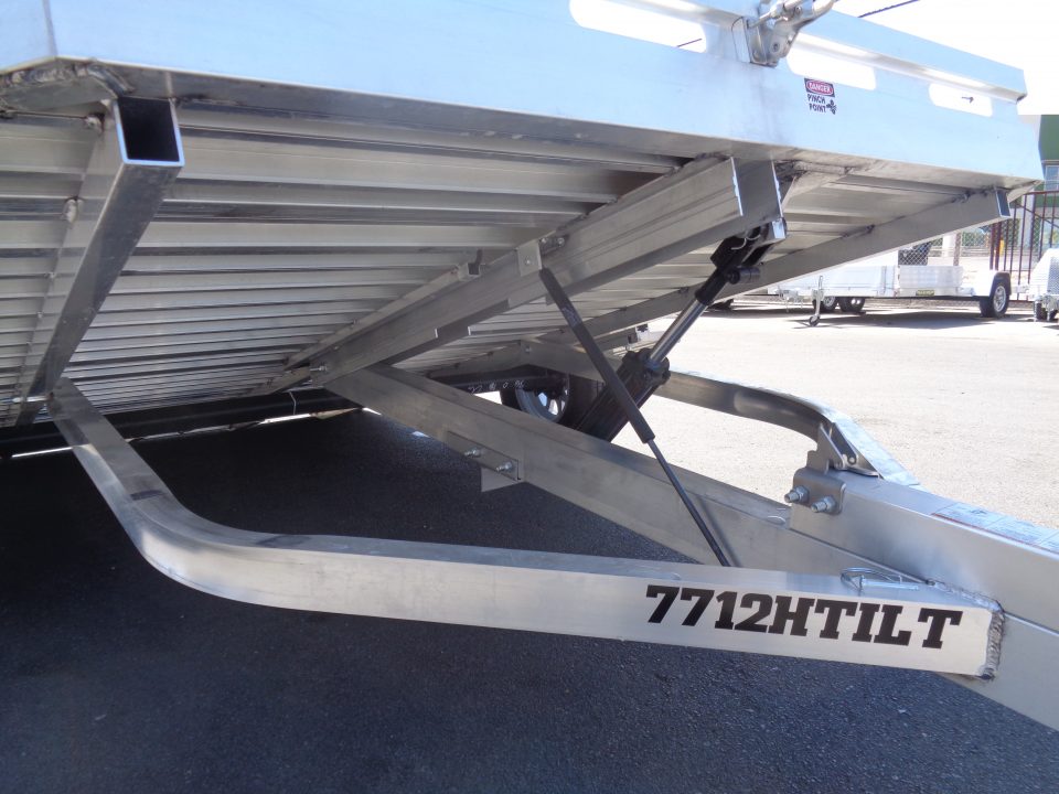 New 2027 Aluma * 7712H-Tilt-S * 12Ft Single Axle 3k Tilt Utility Trailer