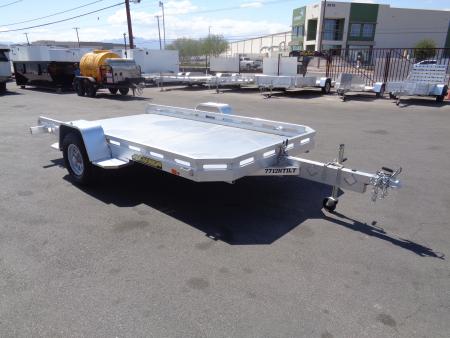 New 2027 Aluma * 7712H-Tilt-S * 12Ft Single Axle 3k Tilt Utility Trailer