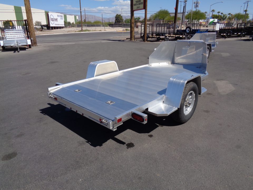 New 2027 Aluma * TK1 * Single Axle Tricycle/Motorcycle Trailer