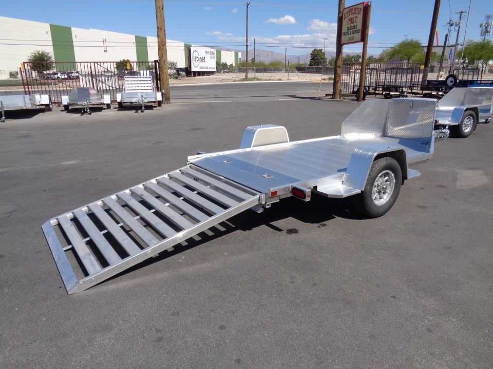 New 2027 Aluma * TK1 * Single Axle Tricycle/Motorcycle Trailer