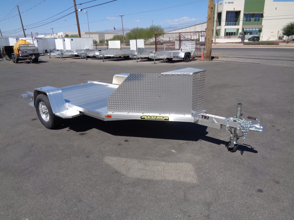 New 2027 Aluma * TK1 * Single Axle Tricycle/Motorcycle Trailer