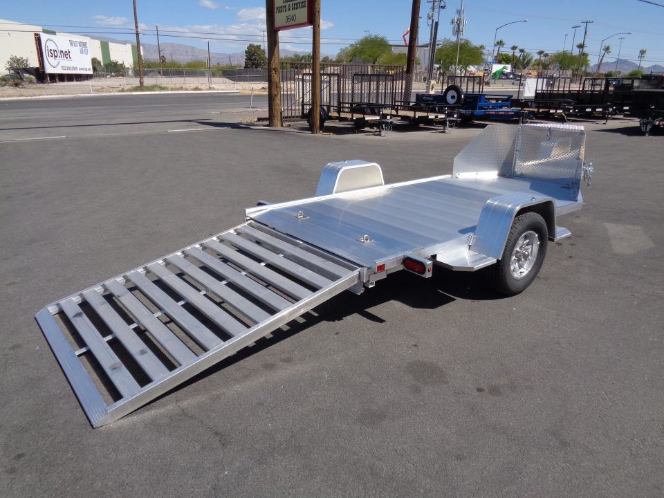 New 2027 Aluma * TK1 * Single Axle Tricycle/Motorcycle Trailer