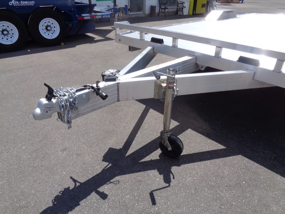 New 2027 Aluma * WB15H-S-EL * 15Ft Wide Body Single Axle 5K Utility Trailer w/ Slide in Ramps