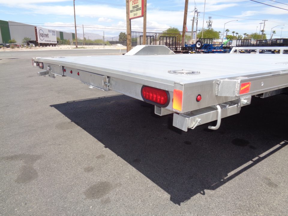 New 2027 Aluma * WB15H-S-EL * 15Ft Wide Body Single Axle 5K Utility Trailer w/ Slide in Ramps