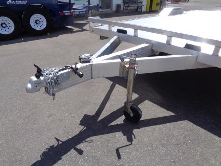 New 2027 Aluma * WB15H-S-EL * 15Ft Wide Body Single Axle 5K Utility Trailer w/ Slide in Ramps