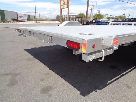New 2027 Aluma * WB15H-S-EL * 15Ft Wide Body Single Axle 5K Utility Trailer w/ Slide in Ramps
