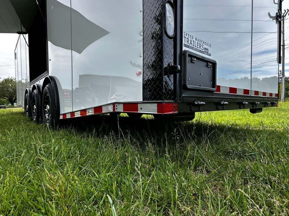 New 2026 Rock Solid Cargo 8.5x28 Race Trailer -Finished Interior-7000LB Triple Torsion-HD Ramp-GEN. Box-1/2 Carpet Walls
