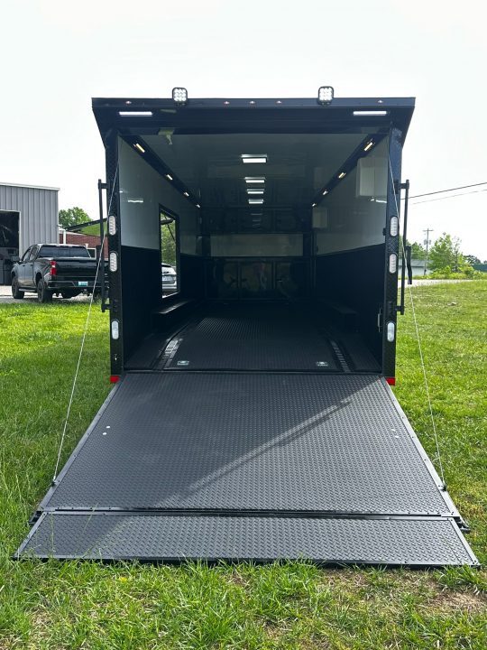 New 2026 Rock Solid Cargo 8.5x28 Race Trailer -Finished Interior-7000LB Triple Torsion-HD Ramp-GEN. Box-1/2 Carpet Walls