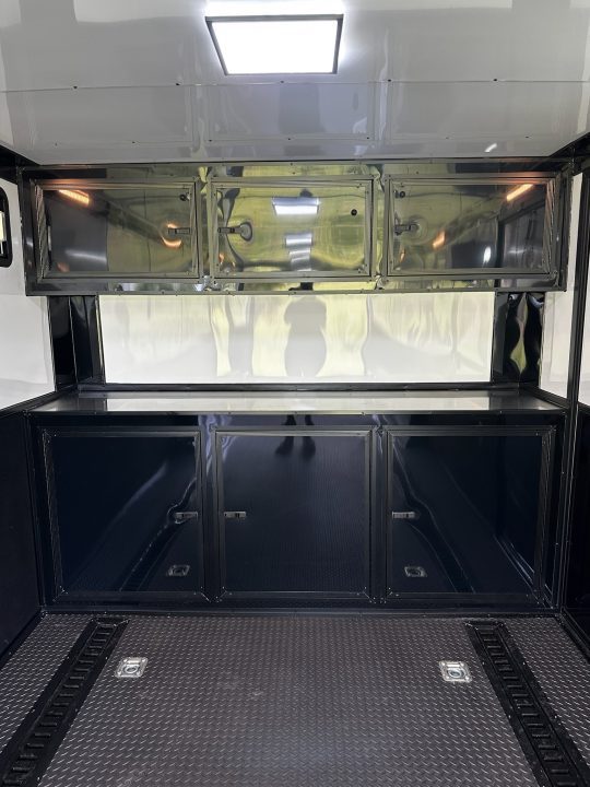 New 2026 Rock Solid Cargo 8.5x28 Race Trailer -Finished Interior-7000LB Triple Torsion-HD Ramp-GEN. Box-1/2 Carpet Walls