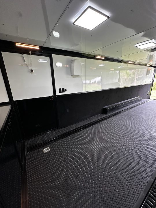 New 2026 Rock Solid Cargo 8.5x28 Race Trailer -Finished Interior-7000LB Triple Torsion-HD Ramp-GEN. Box-1/2 Carpet Walls