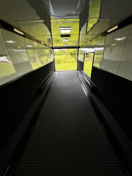 New 2026 Rock Solid Cargo 8.5x28 Race Trailer -Finished Interior-7000LB Triple Torsion-HD Ramp-GEN. Box-1/2 Carpet Walls
