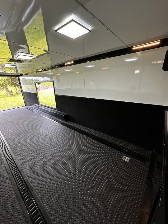 New 2026 Rock Solid Cargo 8.5x28 Race Trailer -Finished Interior-7000LB Triple Torsion-HD Ramp-GEN. Box-1/2 Carpet Walls