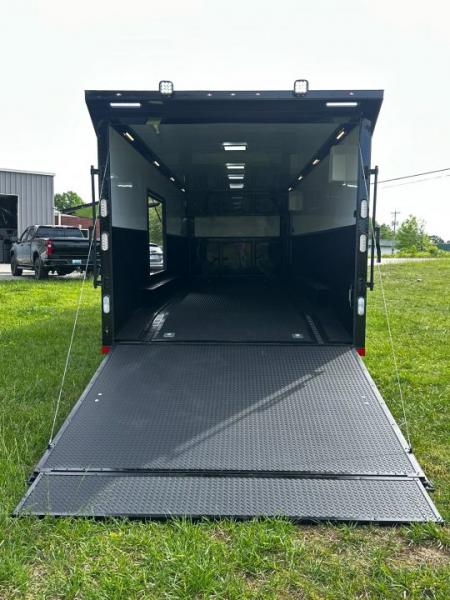 New 2026 Rock Solid Cargo 8.5x28 Race Trailer -Finished Interior-7000LB Triple Torsion-HD Ramp-GEN. Box-1/2 Carpet Walls