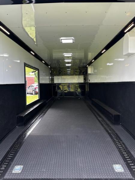 New 2026 Rock Solid Cargo 8.5x28 Race Trailer -Finished Interior-7000LB Triple Torsion-HD Ramp-GEN. Box-1/2 Carpet Walls