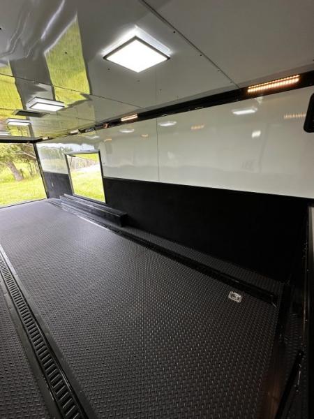 New 2026 Rock Solid Cargo 8.5x28 Race Trailer -Finished Interior-7000LB Triple Torsion-HD Ramp-GEN. Box-1/2 Carpet Walls