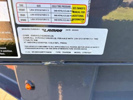 New 2026 Lamar Trailers DT831627-36 Dump Trailer