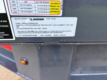 New 2026 Lamar Trailers DT831627-36 Dump Trailer