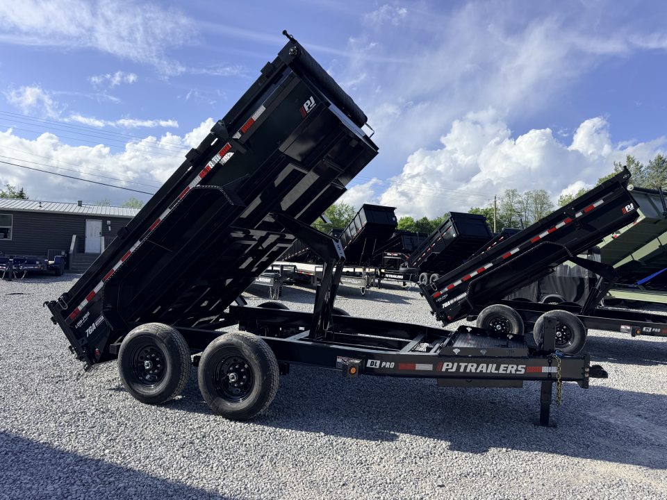 New 2026 PJ Trailers 7X12 DUMP TRAILER 15400 GVWR Dump Trailer
