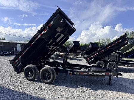 New 2026 PJ Trailers 7X12 DUMP TRAILER 15400 GVWR Dump Trailer