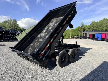 New 2026 PJ Trailers 7X12 DUMP TRAILER 15400 GVWR Dump Trailer
