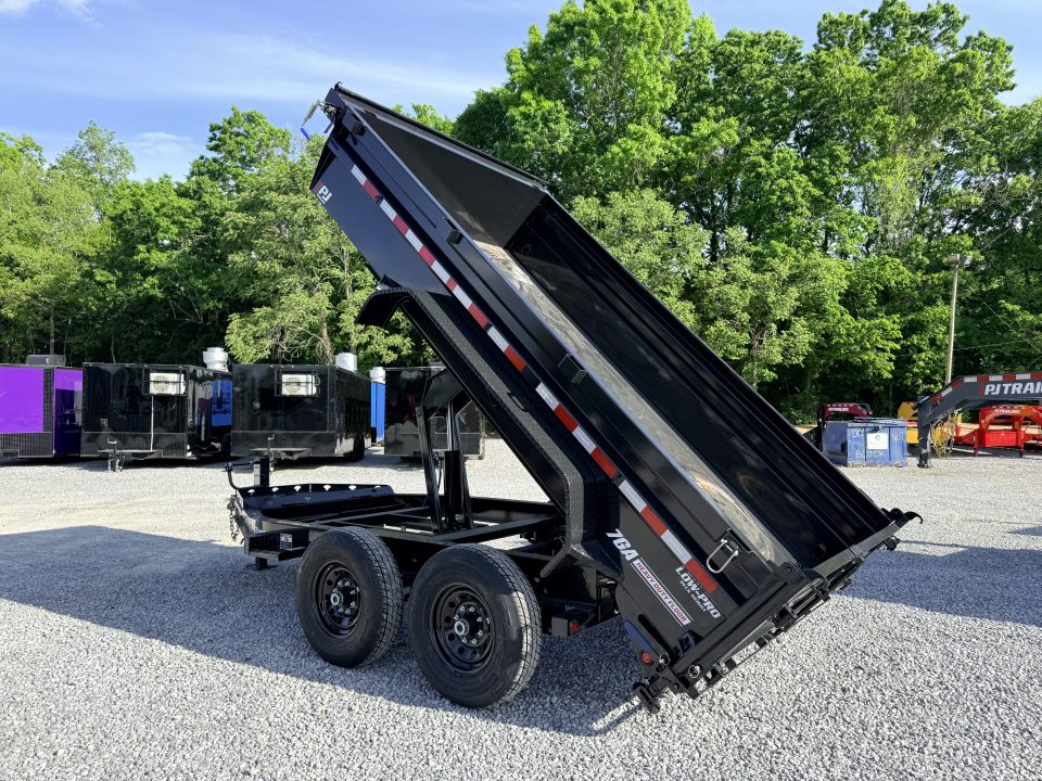 New 2026 PJ Trailers 7X12 DUMP TRAILER 15400 GVWR Dump Trailer
