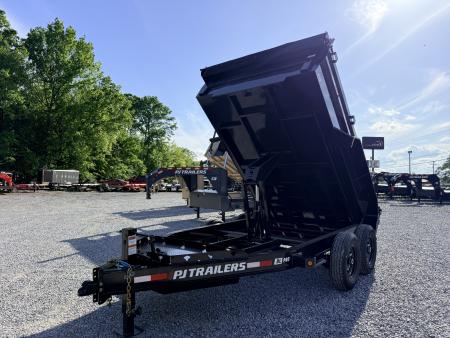 New 2026 PJ Trailers 7X12 DUMP TRAILER 15400 GVWR Dump Trailer