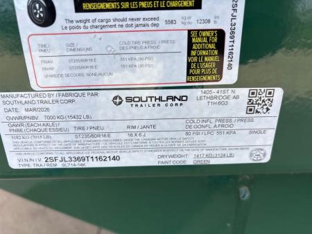 New 2026 SOUTHLAND TRAILER CORP. SL714-14K Dump Trailer