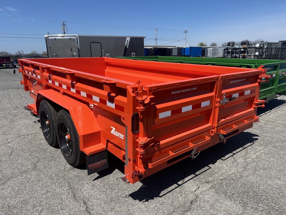 New 2026 Midsota Versadump 7x14 17.6K Dump Trailer
