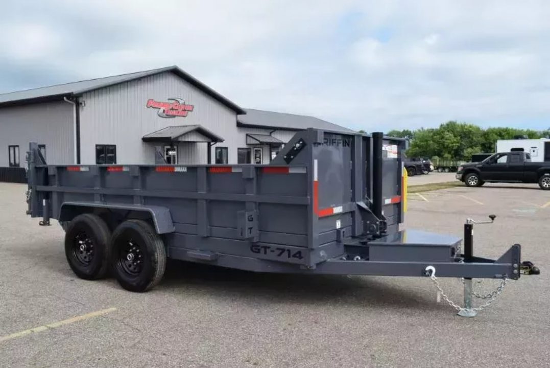New 2026 Griffin Trailers 7x14 14K Dump Trailer