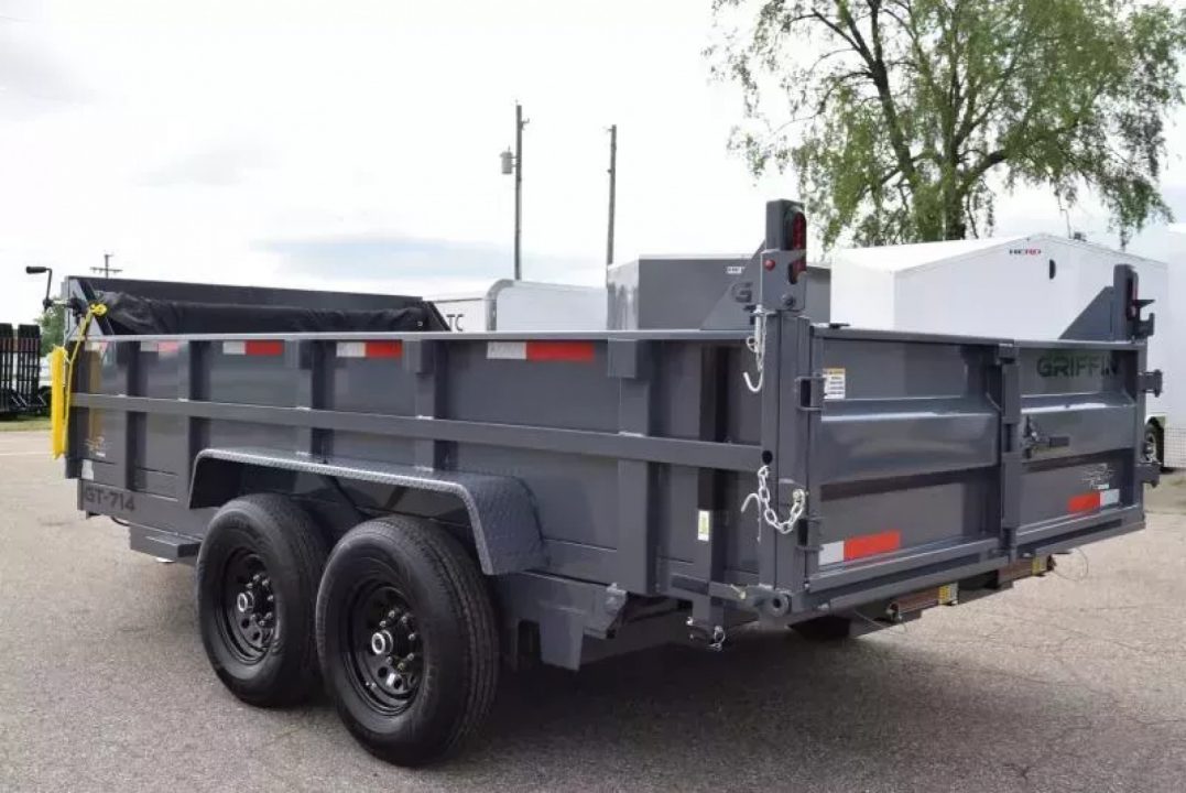New 2026 Griffin Trailers 7x14 14K Dump Trailer
