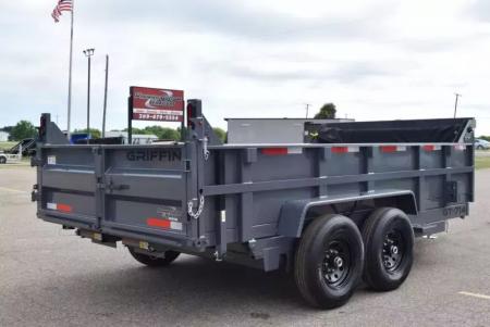 New 2026 Griffin Trailers 7x14 14K Dump Trailer