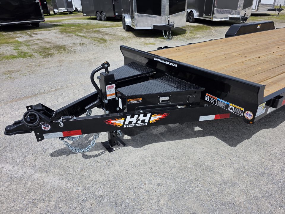 New 2026 H&H Trailers 82X24 FULL TILT CAR HAULER EQUIPMENT 14K GVWR Car Hauler