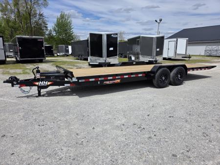 New 2026 H&H Trailers 82X24 FULL TILT CAR HAULER EQUIPMENT 14K GVWR Car Hauler