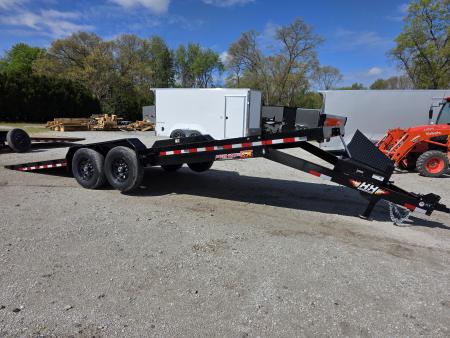 New 2026 H&H Trailers 82X24 FULL TILT CAR HAULER EQUIPMENT 14K GVWR Car Hauler