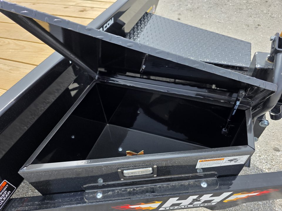 New 2026 H&H Trailers 102" x 24' 14K FULL ELECTRIC Tilt Equipment Trailer CAR SXS UTV TRUCK Equipment Trailer