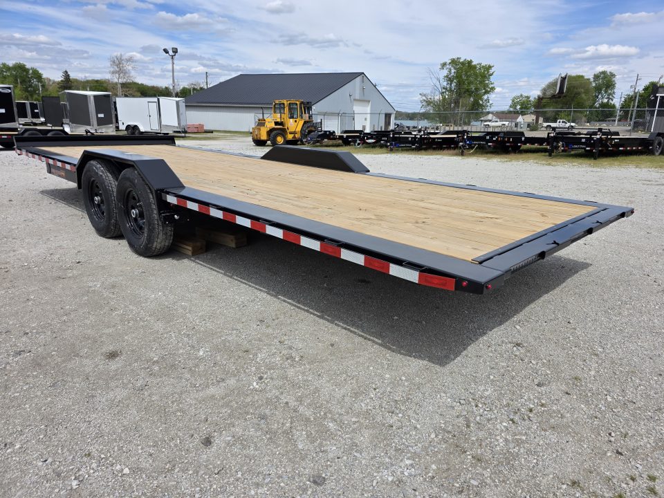 New 2026 H&H Trailers 102" x 24' 14K FULL ELECTRIC Tilt Equipment Trailer CAR SXS UTV TRUCK Equipment Trailer