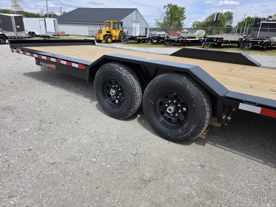 New 2026 H&H Trailers 102" x 24' 14K FULL ELECTRIC Tilt Equipment Trailer CAR SXS UTV TRUCK Equipment Trailer