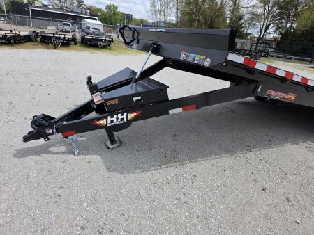 New 2026 H&H Trailers 102" x 24' 14K FULL ELECTRIC Tilt Equipment Trailer CAR SXS UTV TRUCK Equipment Trailer