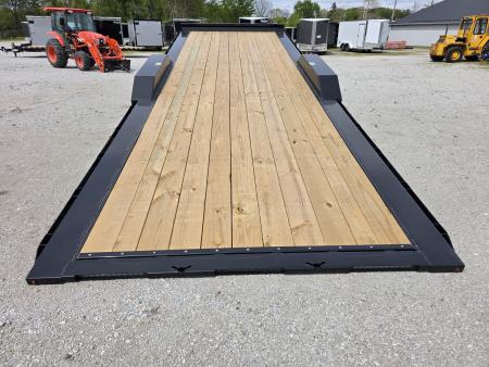 New 2026 H&H Trailers 102" x 24' 14K FULL ELECTRIC Tilt Equipment Trailer CAR SXS UTV TRUCK Equipment Trailer