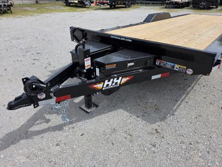 New 2026 H&H Trailers 102" x 24' 14K FULL ELECTRIC Tilt Equipment Trailer CAR SXS UTV TRUCK Equipment Trailer