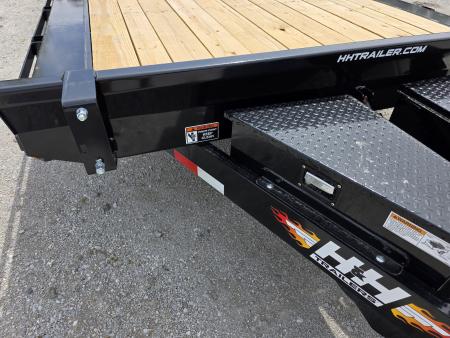 New 2026 H&H Trailers 102" x 24' 14K FULL ELECTRIC Tilt Equipment Trailer CAR SXS UTV TRUCK Equipment Trailer