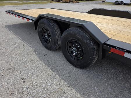 New 2026 H&H Trailers 102" x 24' 14K FULL ELECTRIC Tilt Equipment Trailer CAR SXS UTV TRUCK Equipment Trailer