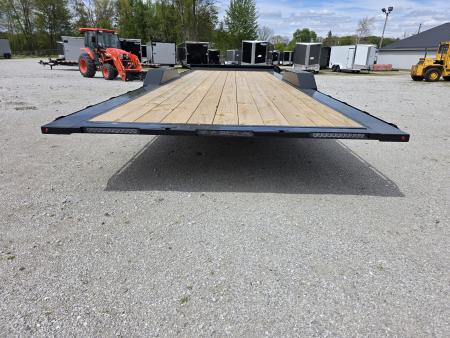 New 2026 H&H Trailers 102" x 24' 14K FULL ELECTRIC Tilt Equipment Trailer CAR SXS UTV TRUCK Equipment Trailer
