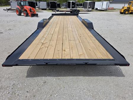 New 2026 H&H Trailers 102" x 24' 14K FULL ELECTRIC Tilt Equipment Trailer CAR SXS UTV TRUCK Equipment Trailer