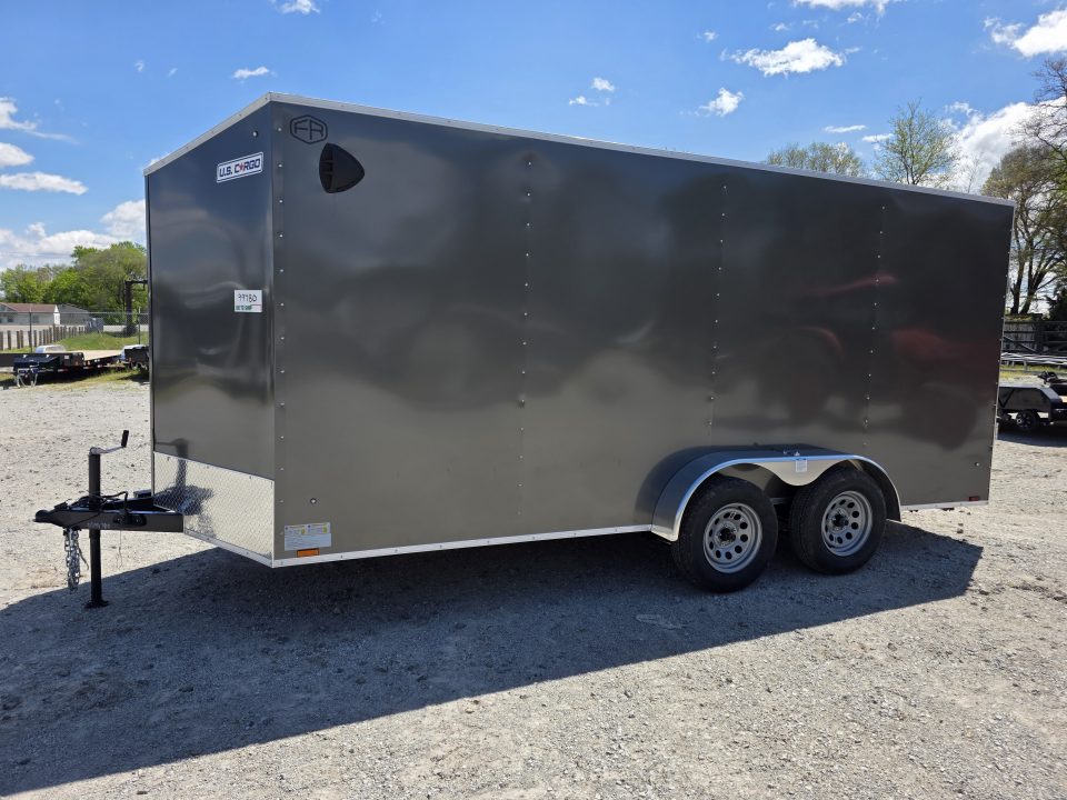 New 2027 US Cargo 7X16 TANDEM AXLE 6'6 TALL RAMP DOOR DRINGS Cargo / Enclosed Trailer